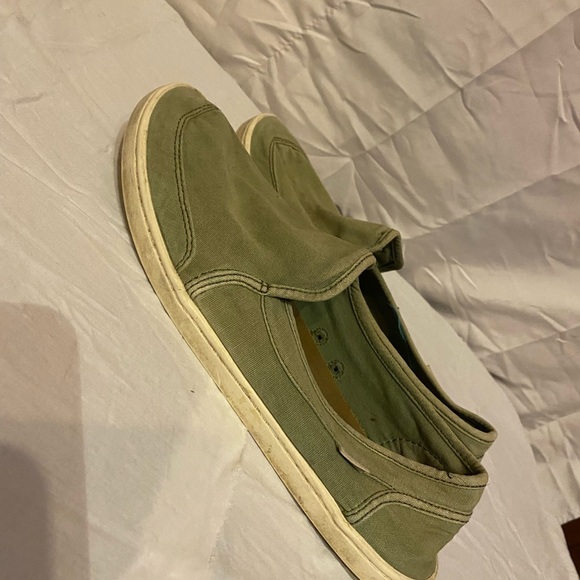 Sanuk Sage Green Slip-On Loafers - Picture 3 of 3